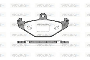 Woking Σετ τακάκια, Δισκόφρενα - P2453.20