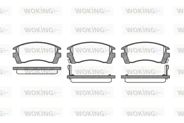 Woking Σετ τακάκια, Δισκόφρενα - P2633.02