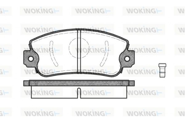 Woking Σετ τακάκια, Δισκόφρενα - P2723.02