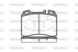 Woking Σετ τακάκια, Δισκόφρενα - P2793.00