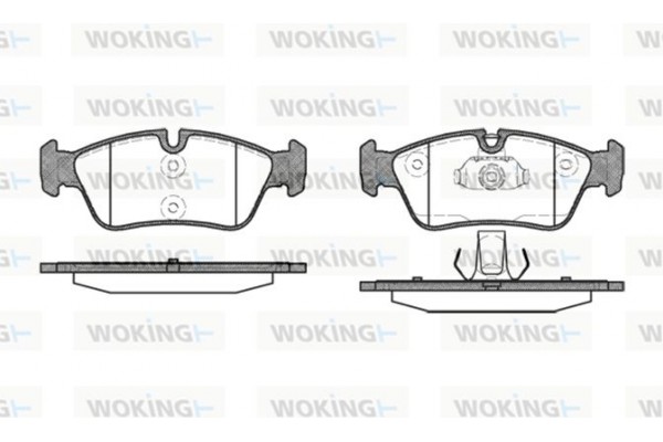 Woking Σετ τακάκια, Δισκόφρενα - P2843.40