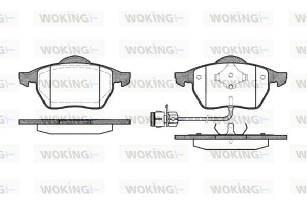 Woking Σετ τακάκια, Δισκόφρενα - P2903.02