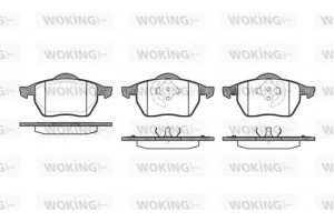 Woking Σετ τακάκια, Δισκόφρενα - P2903.20
