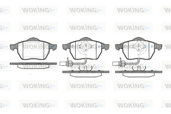 Woking Σετ τακάκια, Δισκόφρενα - P2903.22