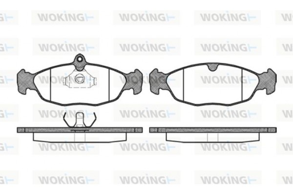 Woking Σετ τακάκια, Δισκόφρενα - P2933.00