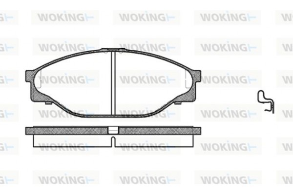 Woking Σετ τακάκια, Δισκόφρενα - P5123.20