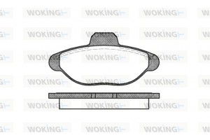 Woking Σετ τακάκια, Δισκόφρενα - P5143.00