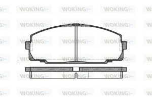 Woking Σετ τακάκια, Δισκόφρενα - P5213.00