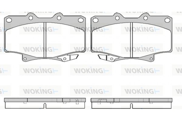 Woking Σετ τακάκια, Δισκόφρενα - P5293.04