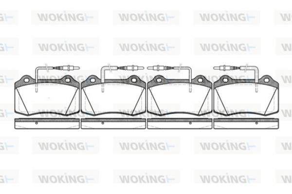 Woking Σετ τακάκια, Δισκόφρενα - P5343.14