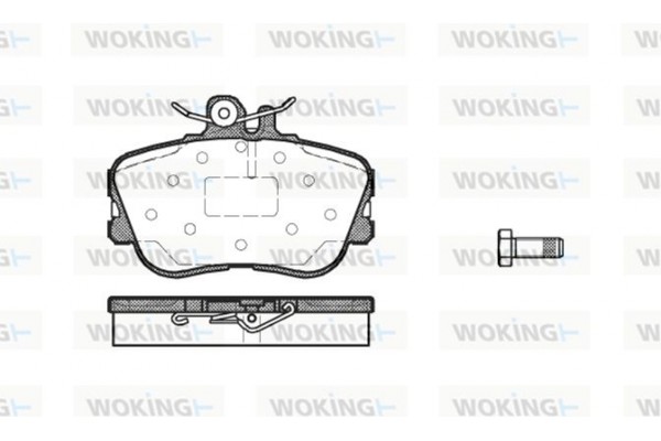 Woking Σετ τακάκια, Δισκόφρενα - P5453.00