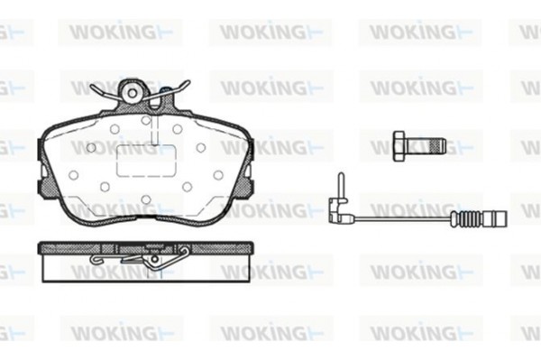 Woking Σετ τακάκια, Δισκόφρενα - P5453.02