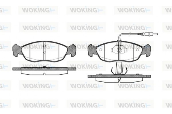 Woking Σετ τακάκια, Δισκόφρενα - P5613.02