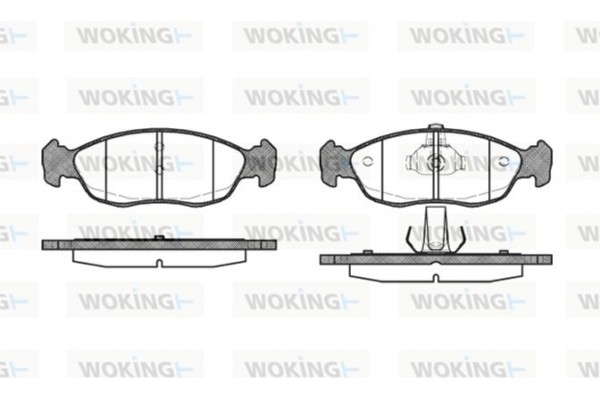 Woking Σετ τακάκια, Δισκόφρενα - P5613.10