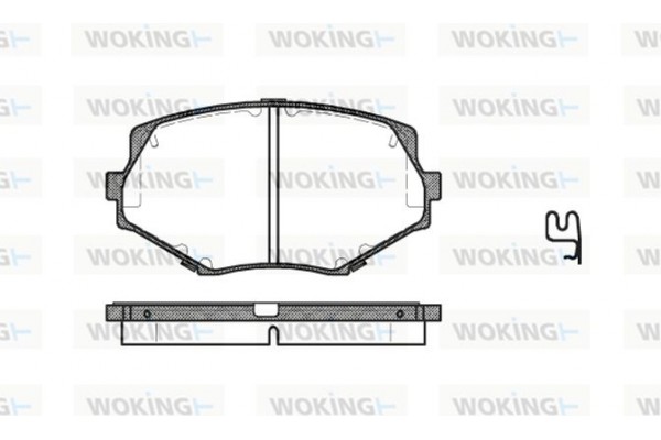 Woking Σετ τακάκια, Δισκόφρενα - P5783.02