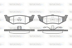 Woking Σετ τακάκια, Δισκόφρενα - P5823.40