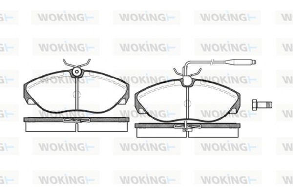 Woking Σετ τακάκια, Δισκόφρενα - P5863.02