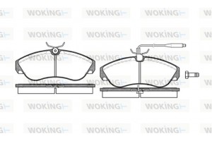 Woking Σετ τακάκια, Δισκόφρενα - P5873.02