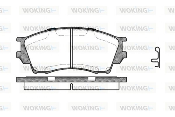 Woking Σετ τακάκια, Δισκόφρενα - P5913.00