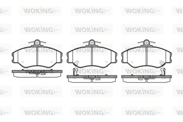 Woking Σετ τακάκια, Δισκόφρενα - P5943.02