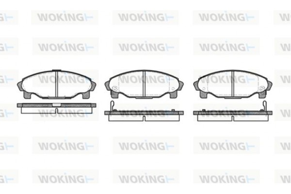 Woking Σετ τακάκια, Δισκόφρενα - P4013.02