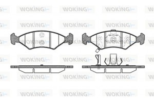 Woking Σετ τακάκια, Δισκόφρενα - P4023.22