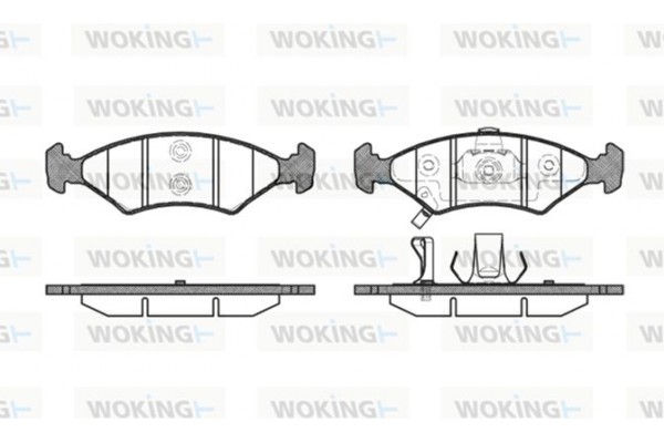 Woking Σετ τακάκια, Δισκόφρενα - P4023.22