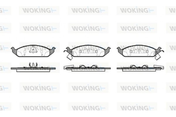 Woking Σετ τακάκια, Δισκόφρενα - P4703.02