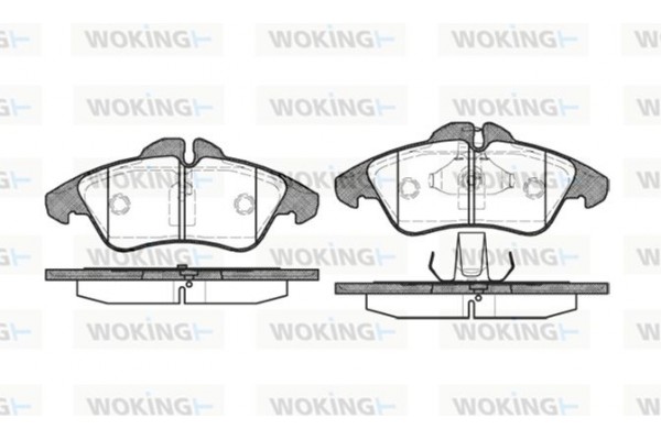 Woking Σετ τακάκια, Δισκόφρενα - P4783.00