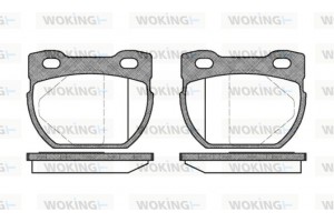 Woking Σετ τακάκια, Δισκόφρενα - P4843.00
