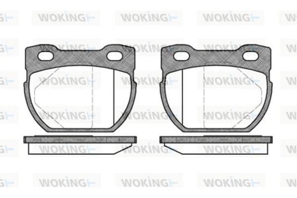 Woking Σετ τακάκια, Δισκόφρενα - P4843.00