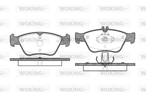 Woking Σετ τακάκια, Δισκόφρενα - P4863.00