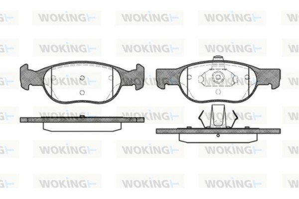 Woking Σετ τακάκια, Δισκόφρενα - P4883.20