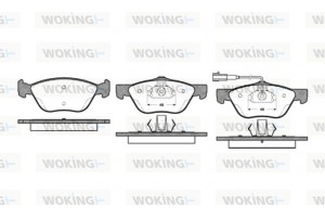 Woking Σετ τακάκια, Δισκόφρενα - P4893.21