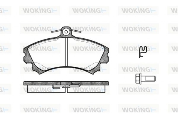 Woking Σετ τακάκια, Δισκόφρενα - P4903.21