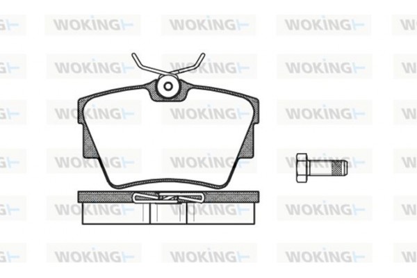 Woking Σετ τακάκια, Δισκόφρενα - P4913.30