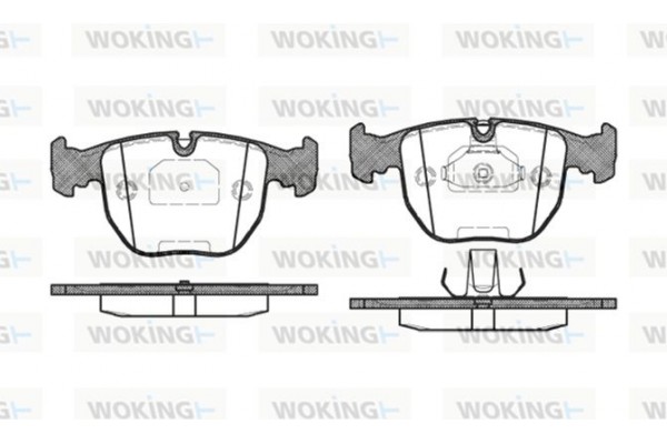 Woking Σετ τακάκια, Δισκόφρενα - P4963.00