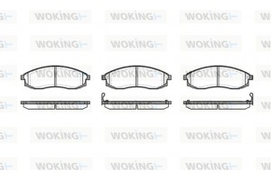 Woking Σετ τακάκια, Δισκόφρενα - P4983.02