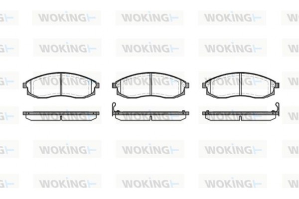 Woking Σετ τακάκια, Δισκόφρενα - P4983.02