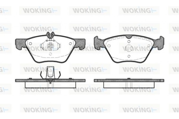 Woking Σετ τακάκια, Δισκόφρενα - P7013.00