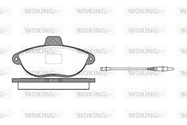 Woking Σετ τακάκια, Δισκόφρενα - P7023.02