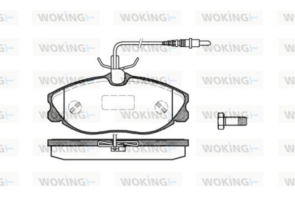 Woking Σετ τακάκια, Δισκόφρενα - P7043.04