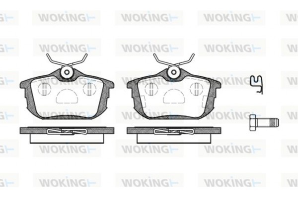 Woking Σετ τακάκια, Δισκόφρενα - P7053.02