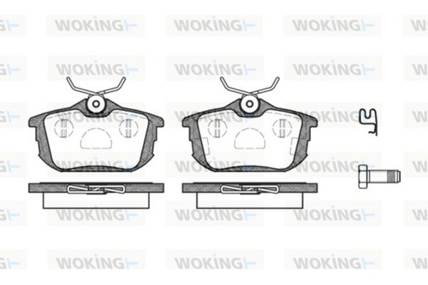 Woking Σετ τακάκια, Δισκόφρενα - P7053.12