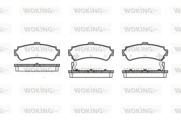 Woking Σετ τακάκια, Δισκόφρενα - P7073.02