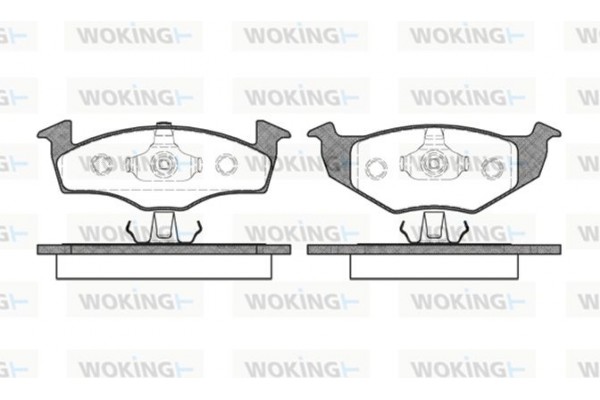 Woking Σετ τακάκια, Δισκόφρενα - P7093.00