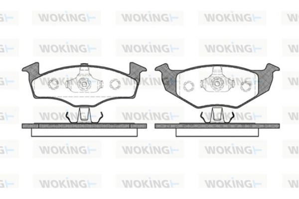 Woking Σετ τακάκια, Δισκόφρενα - P7093.20