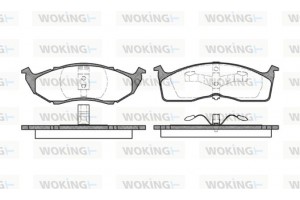 Woking Σετ τακάκια, Δισκόφρενα - P7103.00