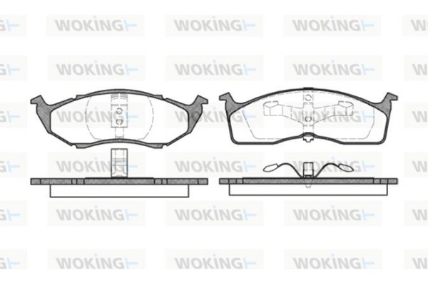 Woking Σετ τακάκια, Δισκόφρενα - P7103.00