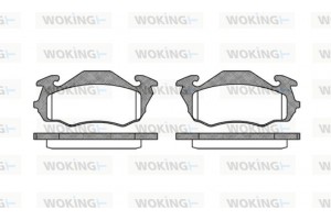 Woking Σετ τακάκια, Δισκόφρενα - P7233.00